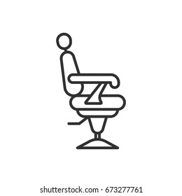 Chair with lever