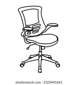 chair line art furniture logo design template, Minimalist Furniture of Interior design