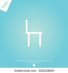 Chair line icon