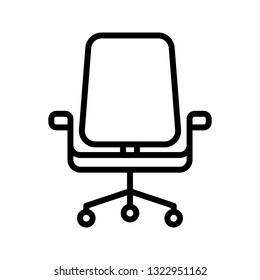 chair line icon