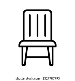chair line icon