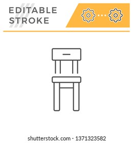 Chair line icon