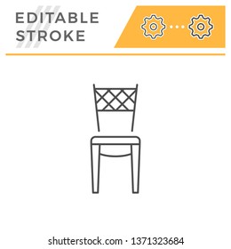 Chair line icon