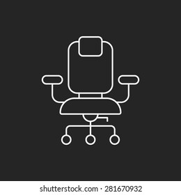 chair line icon