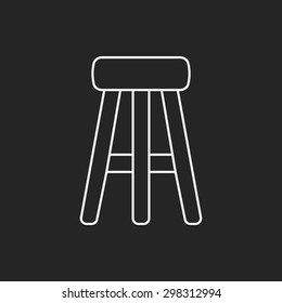 chair line icon