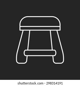 chair line icon