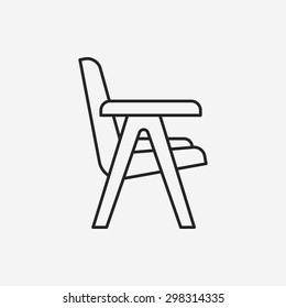 chair line icon