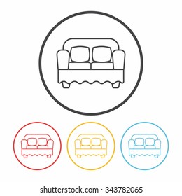 chair line icon