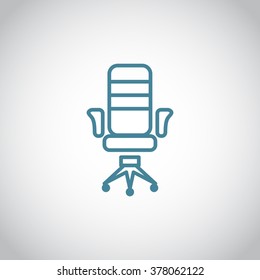 chair line icon