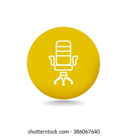chair line icon