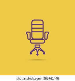 chair line icon
