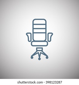 chair line icon