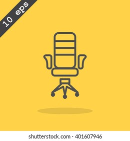 chair line icon