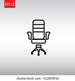 chair line icon