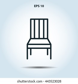 chair line icon