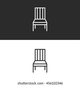 chair line icon