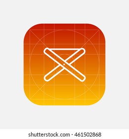 chair line icon