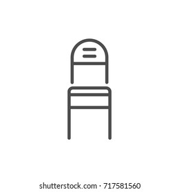 Chair line icon