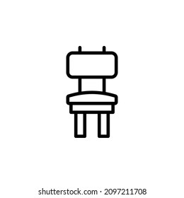 Chair line icon design vector template