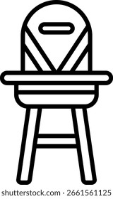 Chair Line vector Icon Design