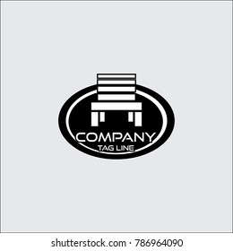 chair logo design, chair icon design