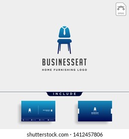 chair logo design vector icon illustration icon element isolated