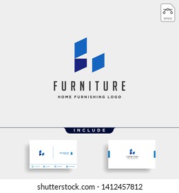 chair logo design vector icon illustration icon element isolated
