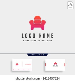 chair logo design vector icon illustration icon element isolated