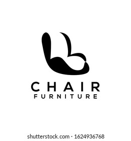 Chair Logo Design Vector Template