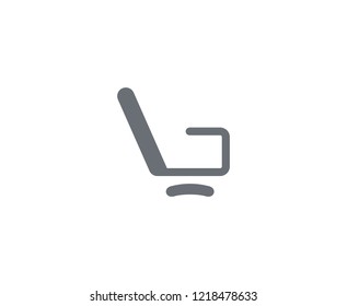 Chair logo icon 