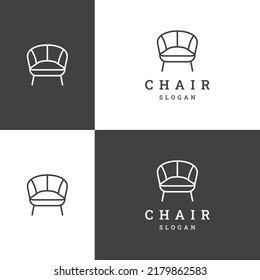 Chair logo icon design template 