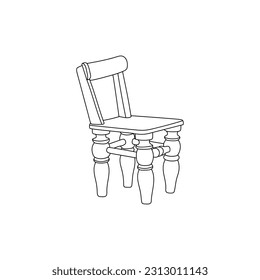 chair logo isolated sign vector creative design, Modern Furniture Vector Logo, logo for your company