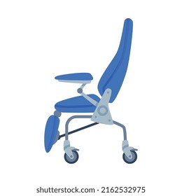 Chair as Medical Equipment and Assistance Device Vector Illustration