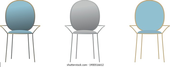 Chair modern vector armchair furniture