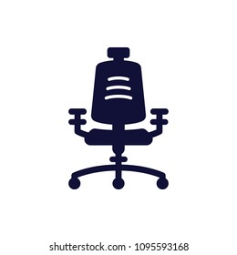 Chair, office furniture vector icon