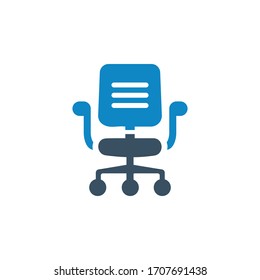 Chair, office icon (vector illustration)