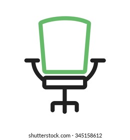 Chair, office, seat icon vector image.Can also be used for office. Suitable for mobile apps, web apps and print media.