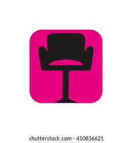 chair on a high leg