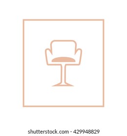 chair on a high leg