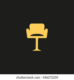 chair on a high leg