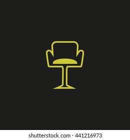 chair on a high leg