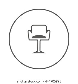chair on a high leg