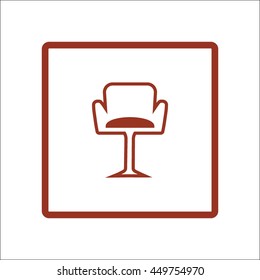 chair on a high leg