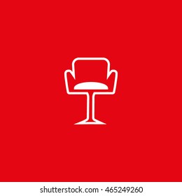 chair on a high leg