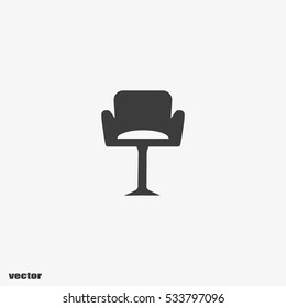chair on a high leg