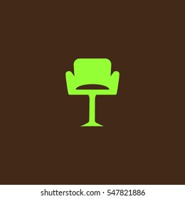 chair on a high leg