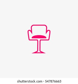 chair on a high leg