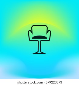 chair on a high leg