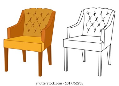 chair on white background