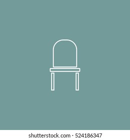 chair outline icon, can be used for web and mobile design